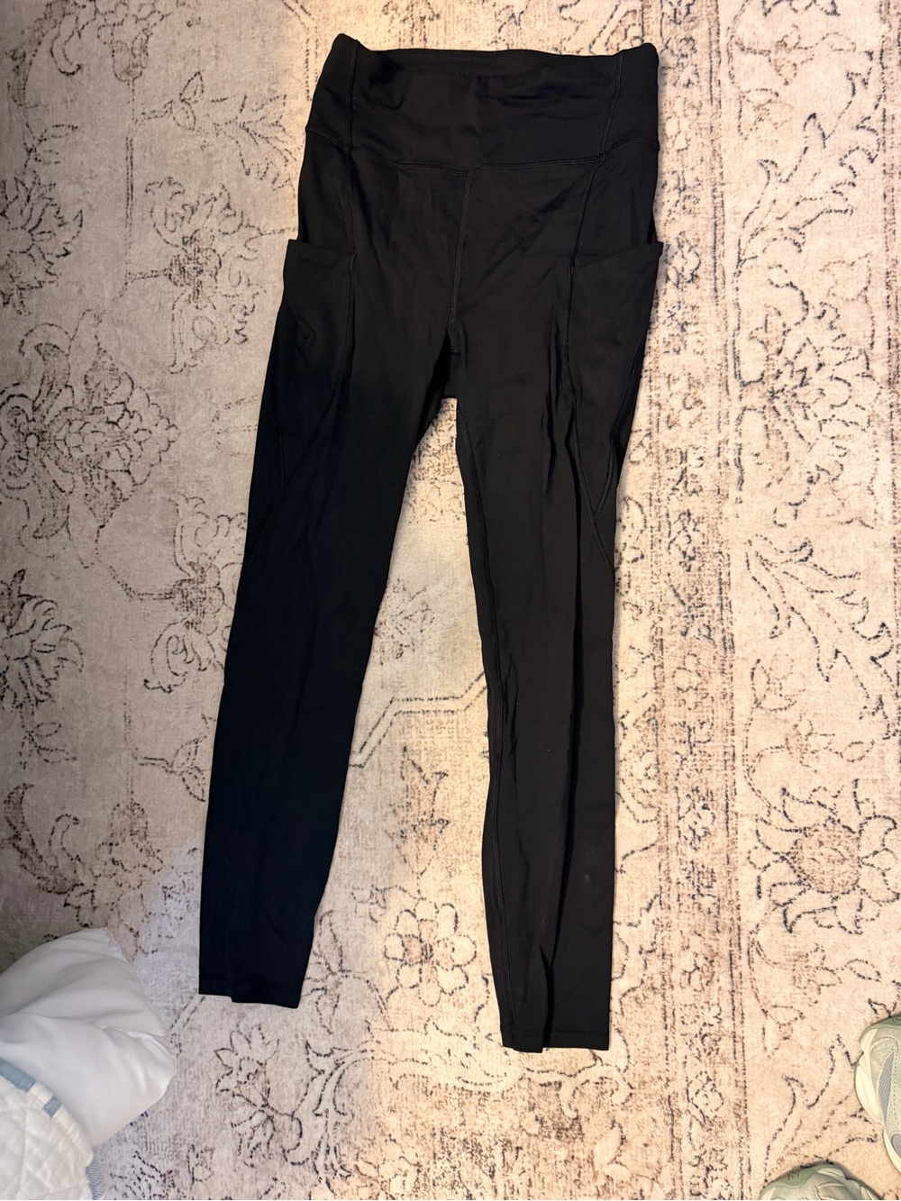 lululemon athletica Black High-Rise Leggings with Side Pockets